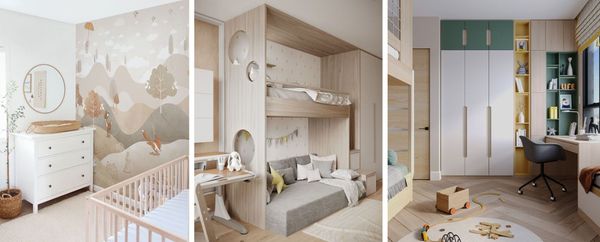 Children’s Bedrooms at Various Ages
